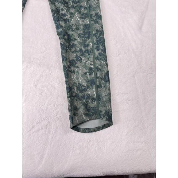Women / Teen Zella Green Print Leggings size Medium - Picture 6 of 11